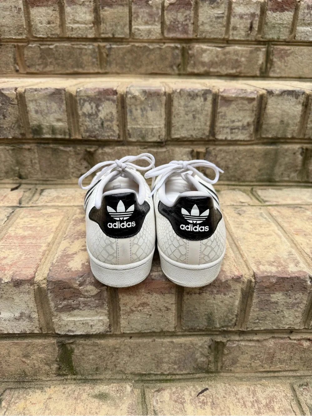 Adidas Superstar Snakeskin D70171 White Black Men’s 11